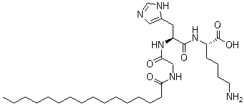 Palmitoyl Tripeptide-1 structure Palmitoyl Tripeptide-1 structure