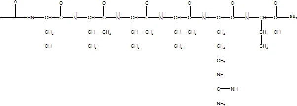 Acetyl Hexapeptide-38 structure Acetyl Hexapeptide-38 structure