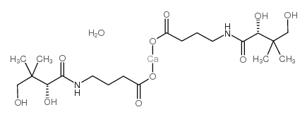 Calcium Hopantenate chemical formula